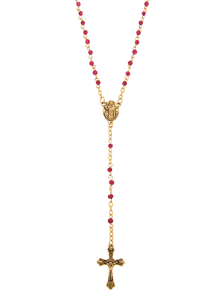 WEGO/ビーズロザリオネックレス