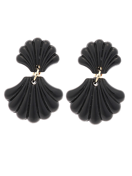 WEGO/マットシェルイヤリング