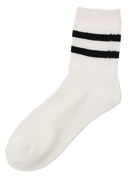 WEGO/2ラインソックス