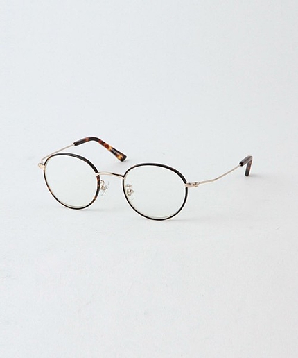 UWMF オーバル リム クリアレンズグラス