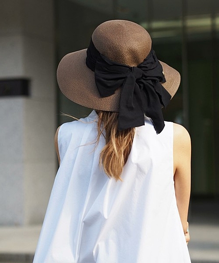 Le vernis リボン WRAP ハット / ルベルニ / 帽子 / 麦わら帽子