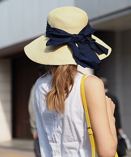 Le vernis リボン WRAP ハット 2 / ルベルニ / 帽子 / 麦わら帽子