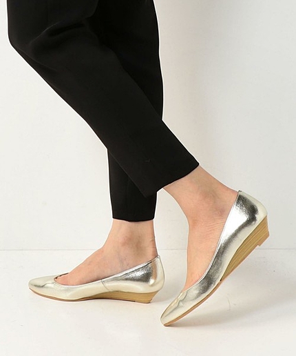 BBC EポインテッドWEGパンプス25