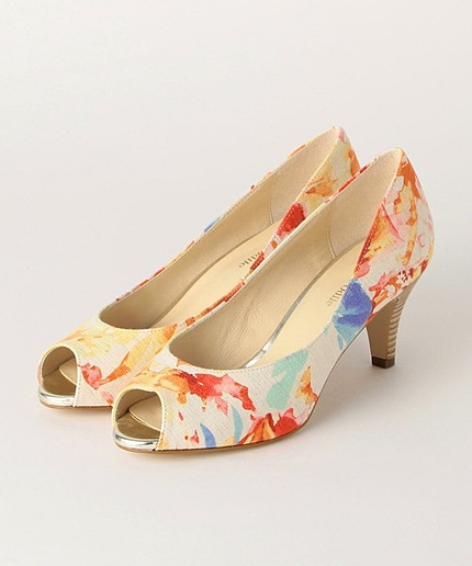 OFD プレーン オープントゥパンプス65↓↑