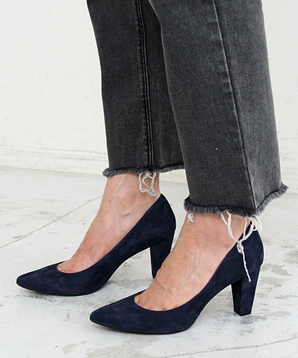 BY∵ スウェードポインテッドトゥパンプス◇：