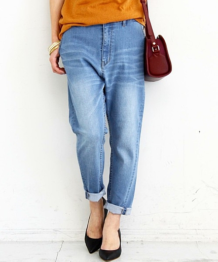 【WEB限定】by ※∵デニムテーパードパンツ