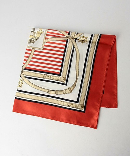 KF マリンPRTシルク/スカーフ