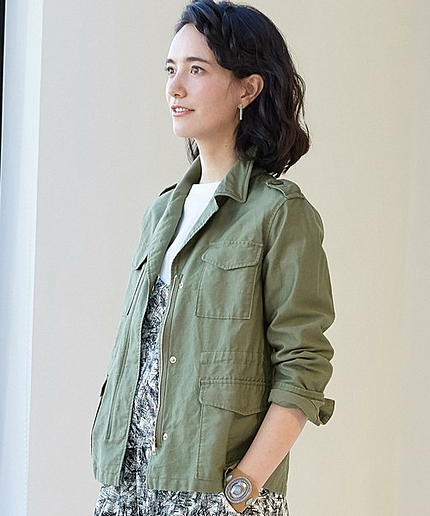 ◆CB C/L ミリタリーブルゾン