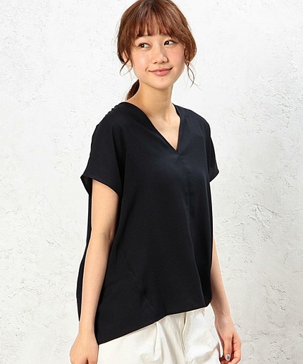 KC キリカエ VN NS T-ブラウス