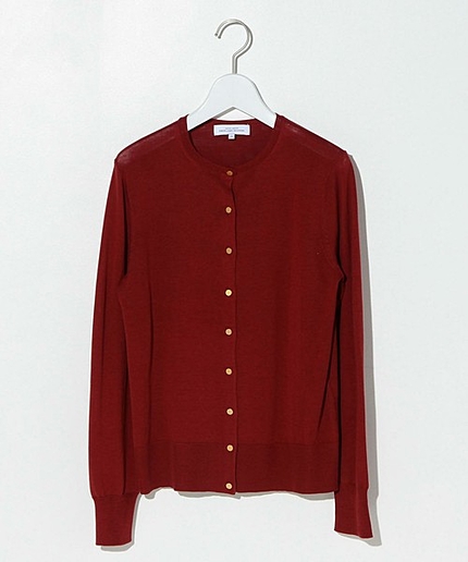 SI/C メタルBTN C/N カーディガン