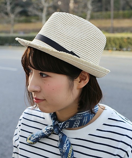 CF フリンジブリムナカオレハット