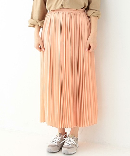 プリーツロングスカート/AEBFC プリーツ LONG