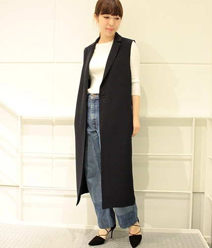 【InRed6月号掲載】ダブルクロスロングジレ