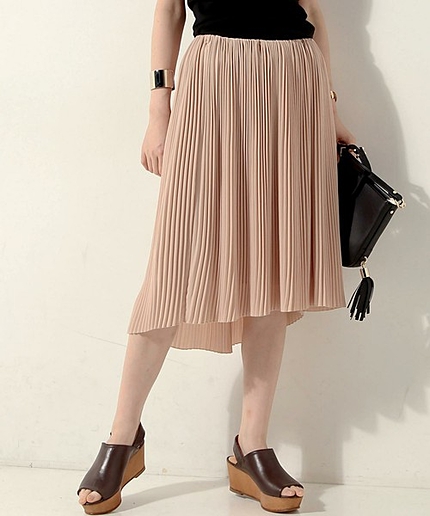 UBCE  アコーディオンプリーツ スカート