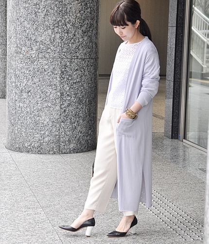 【InRed6月号掲載】UVロング丈カーディガン