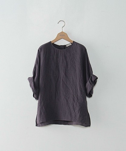 ＜Steven Alan＞AZUMADAKI LINEN PULLOVER/ﾌﾞﾗｳｽ