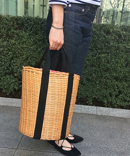 Laugoa Ficellカゴバッグ