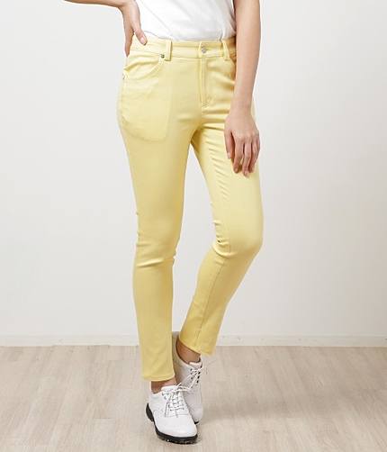 むら糸ストレッチスキニーパンツ