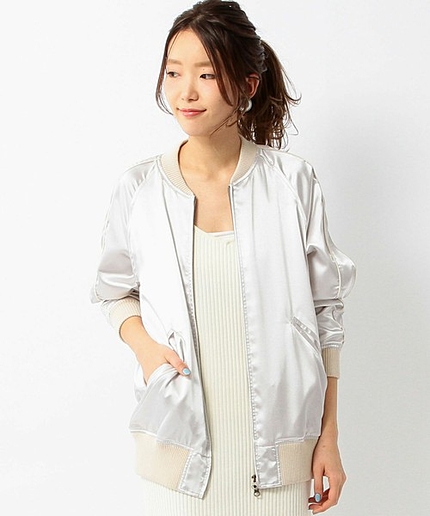 サテンブルゾン/ AEMBC SATIN BLSN