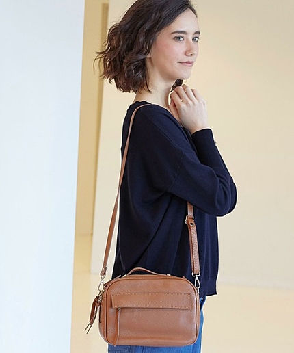 MARCO BIANCHINI CR miniフラップ2WAY ショルダーバッグ