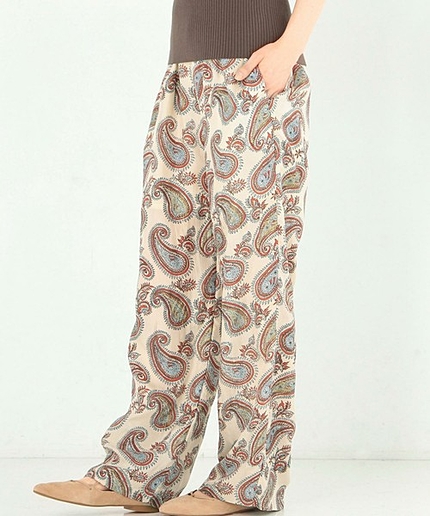 ne Quittez pasペイズリーパンツ/n/Q/p PSLY PT