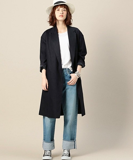 BY カルゼミドルガウンコート o