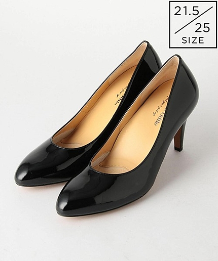 OFU ラウンドトゥ パンプス75↓↑