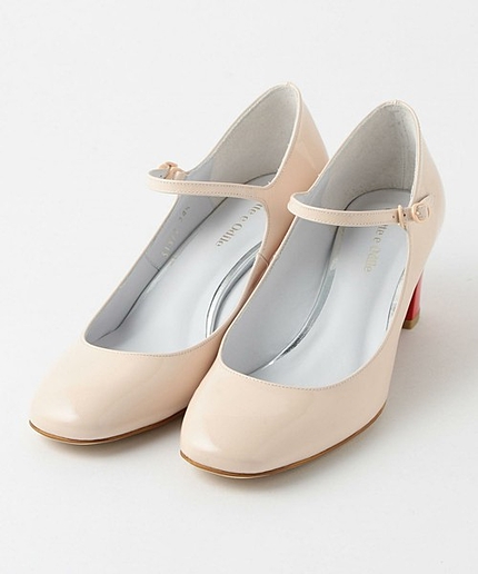 ΠOFD ストラップスクエア パンプス55