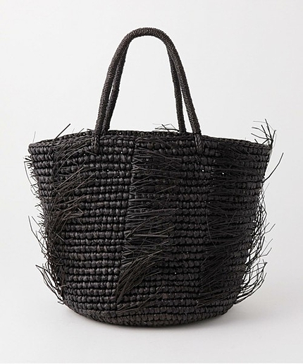 SENSI STUDIO フリンジ カゴバッグ / センシスタジオ / 籠