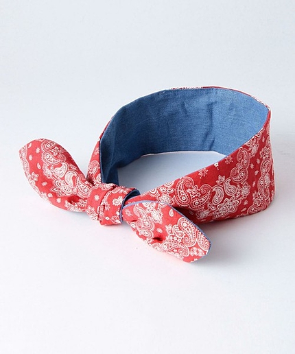 バンダナリバーシブルヘアバンド/AEBFC Bandana RV HB