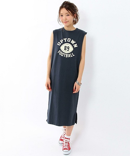 ΠAE×Championロゴノースリーブワンピース/ BCAE×ChampionLOGON/S OP