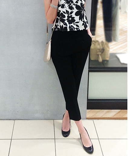 JP センタープレス テーパード パンツ / フォーマル