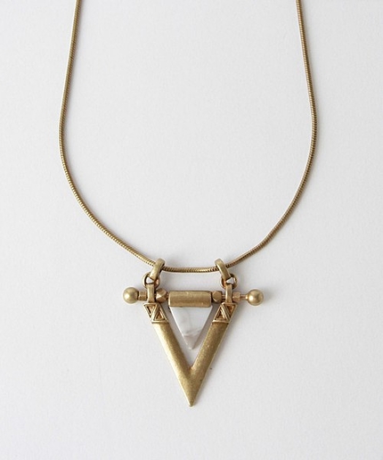 BY トライアングルモチーフペンダントо