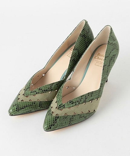 ΠBDMVカットポインテッドパンプス75