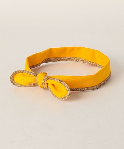 ＜Jennifer Ouellette（ジェニファー・オーレット）＞ストロー リボン ヘアバンド