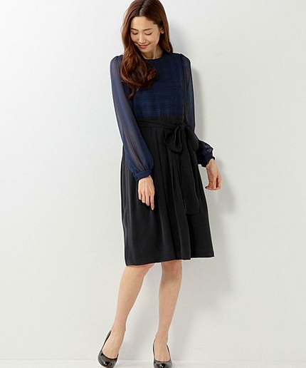 JP GNU × JC リボン ワンピース / ヌー / フォーマル / 二次会 / 結婚式 / オケージョン