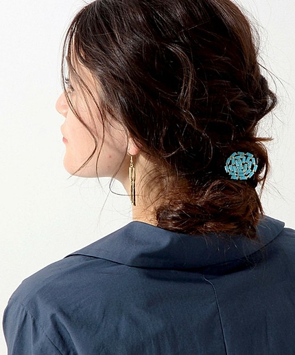 ＜ECODECO(エコデコ)＞BEAD ROUND ヘアゴム