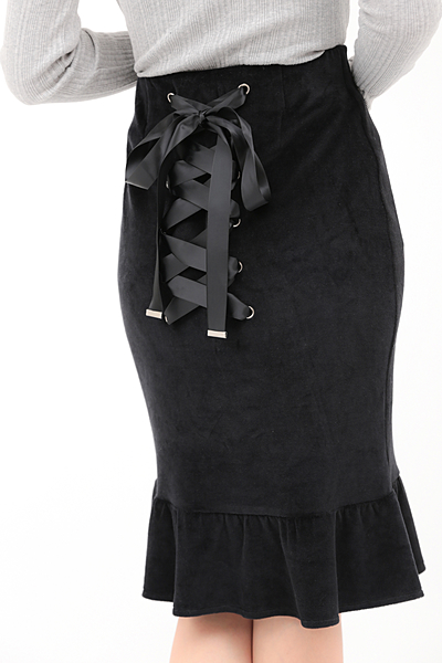 ぺプラムタイトスカート