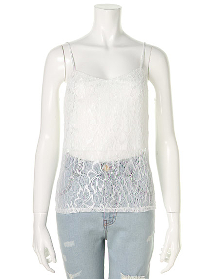 レースキャミソール