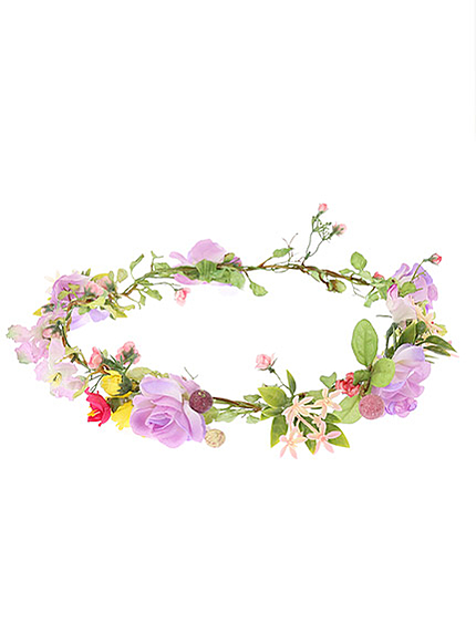 フラワーヘッドアクセ　PUR