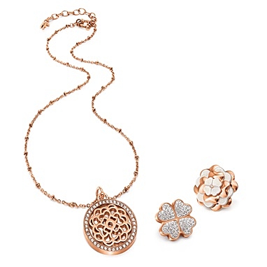 Winter Dream SANTORINI FLOWER SET NECKLACE