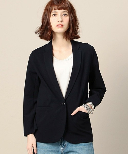 BY ライトミラノリブカットジャケット