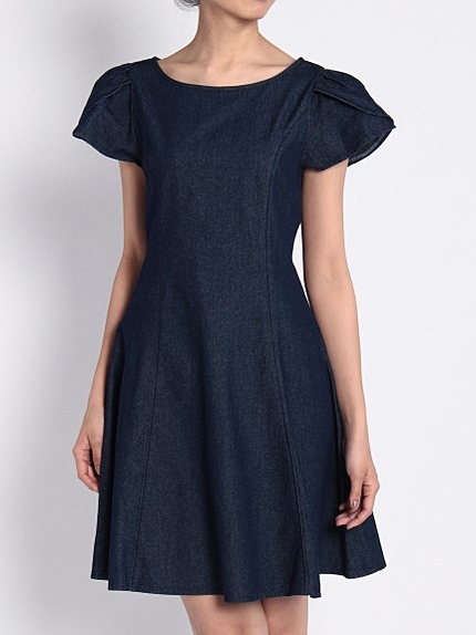 チューリップスリーブワンピース