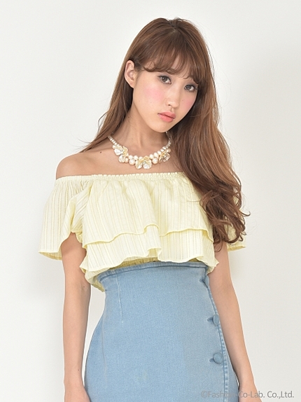コットンフリルTOPS