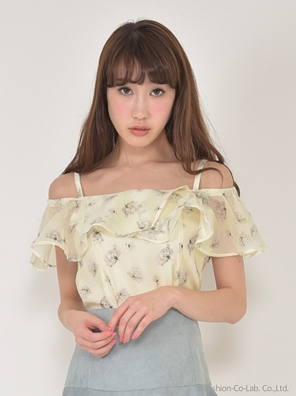 フラワーフリルTOPS