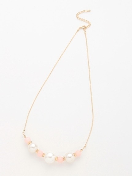 パールストーンネックレス