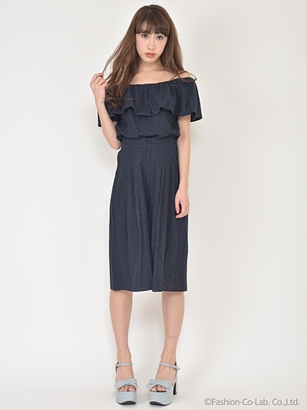 コットンレースガウチョ