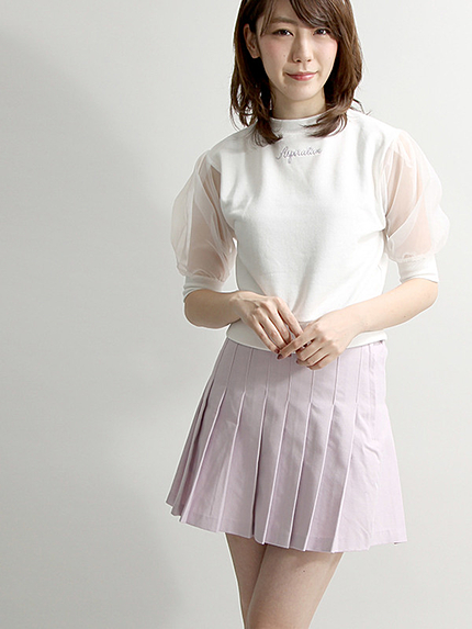 WEGO/プリーツミニスカート