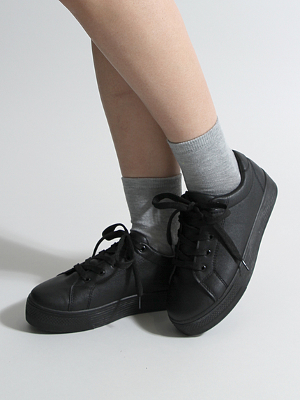 WEGO/厚底レースアップスニーカー