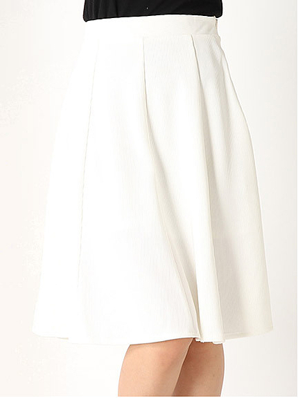 ベーシックカラーフレアスカート